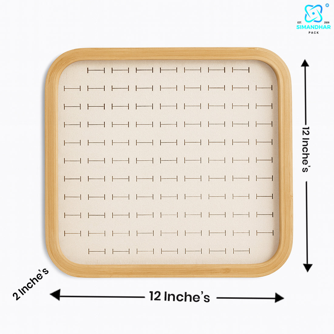 Premium Green Jewellery Ring Tray – Elegant Storage Solution