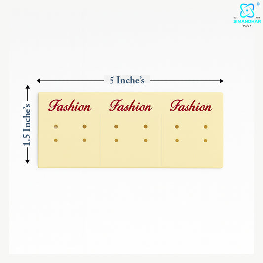 Premium Earrings Display Cards for Jewelry Packaging (Copy)