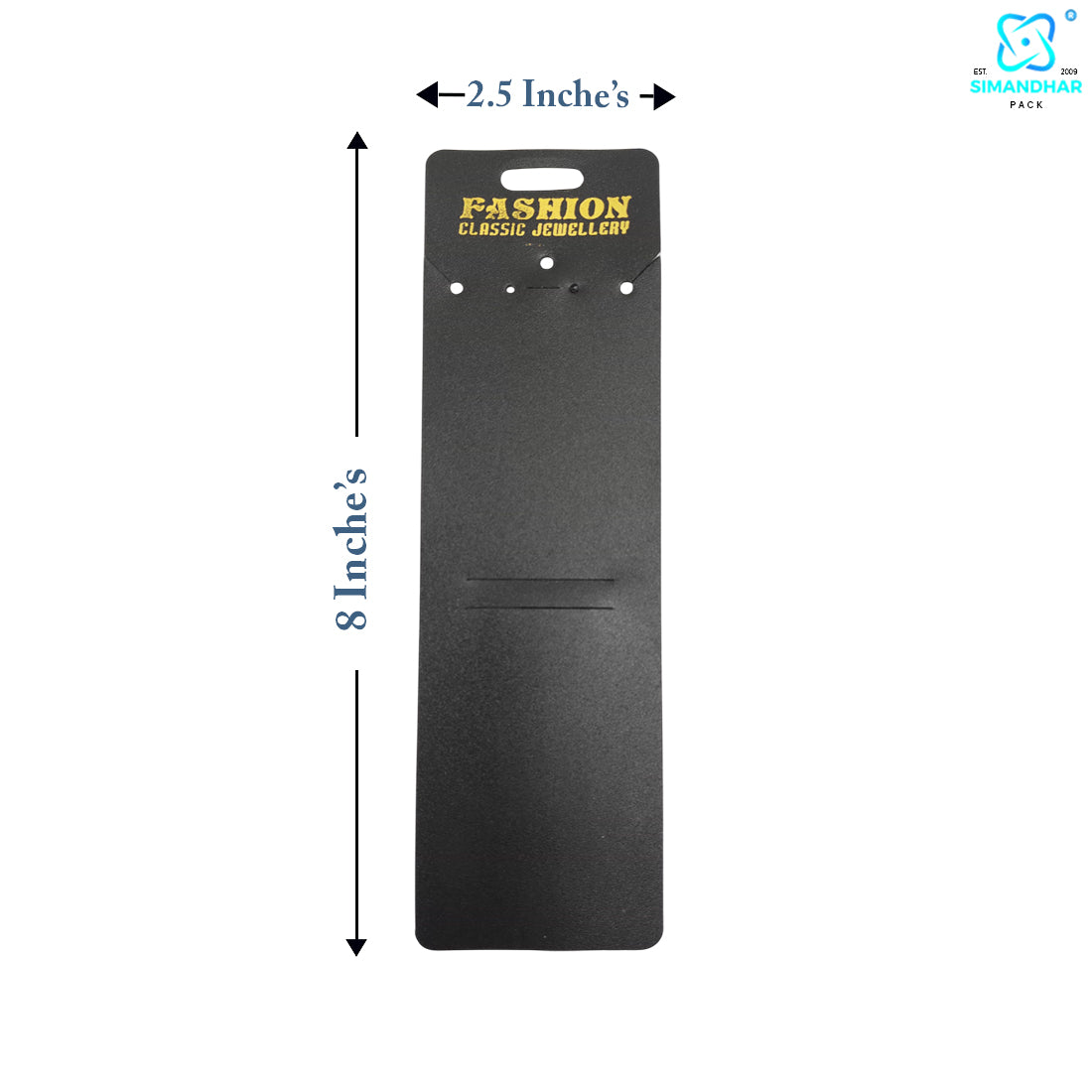 Premium Black Set Card for Fashion Jewellery Presentation