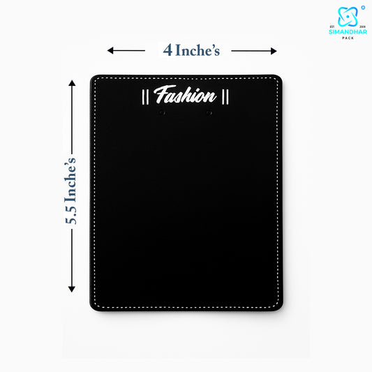 Fashion Jewellery Set Card in Black for Elegant Packaging