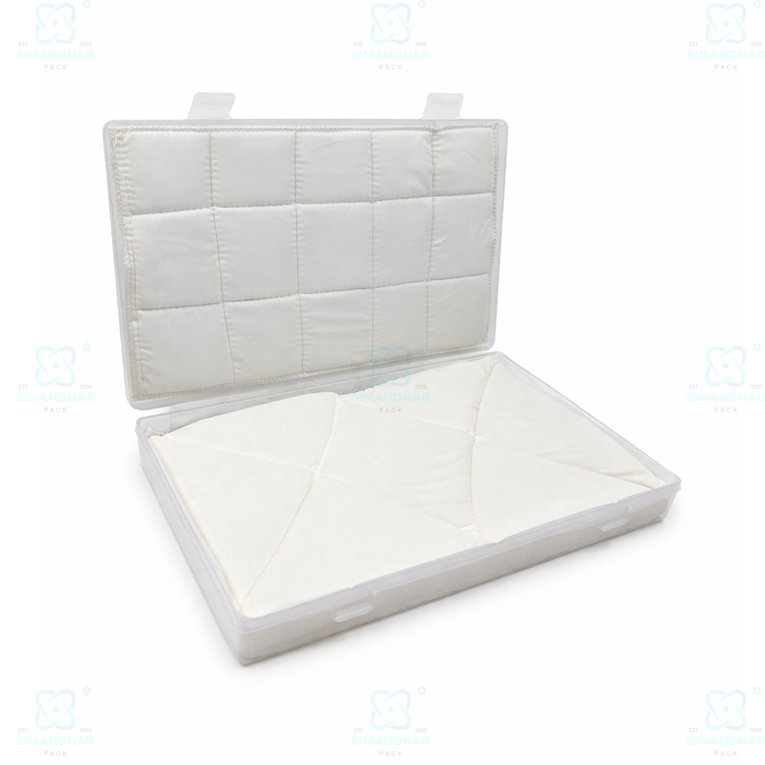Compact Plastic Jewellery Organizer with Cushion Cotton Padding – Anti Tarnish Storage Box