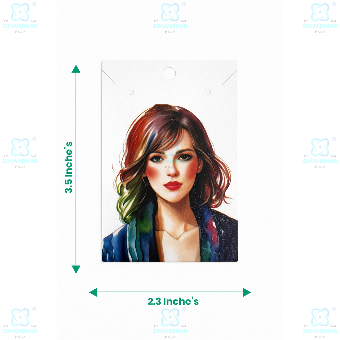 Baby Chain Jewellery Card | Premium Pendant Packing Display Card