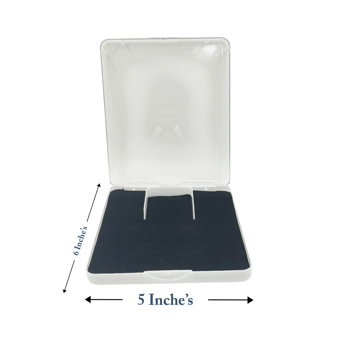 Blue Velvet Plastic Jewellery Gift Box for Necklace & Earring