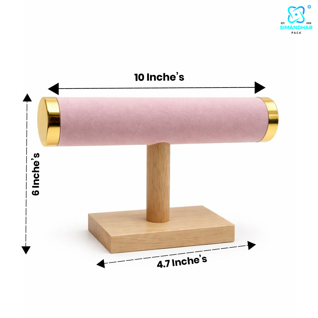 Designer Velvet Bangle Bracelet Stand for Jewellery Showcase