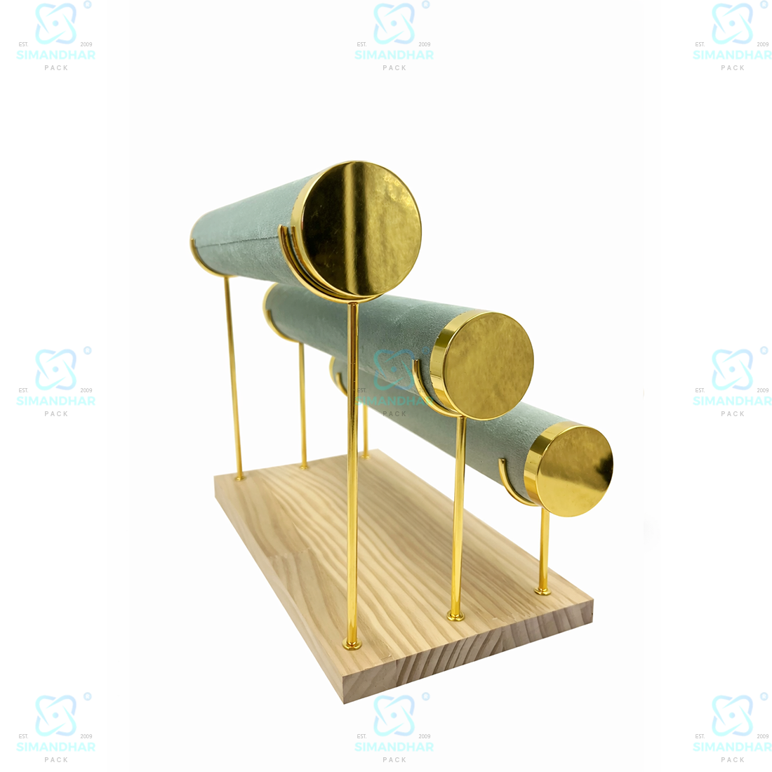 Premium Velvet Bangle Stand for Jewellery Display – Elegant Organizer