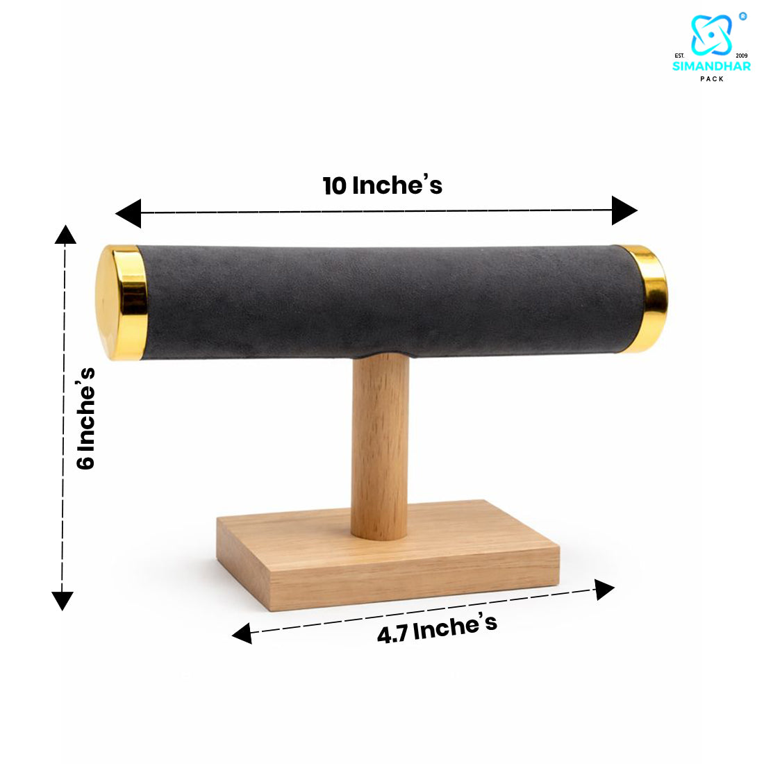 Soft Velvet Bangle Holder Stand for Bracelet Display