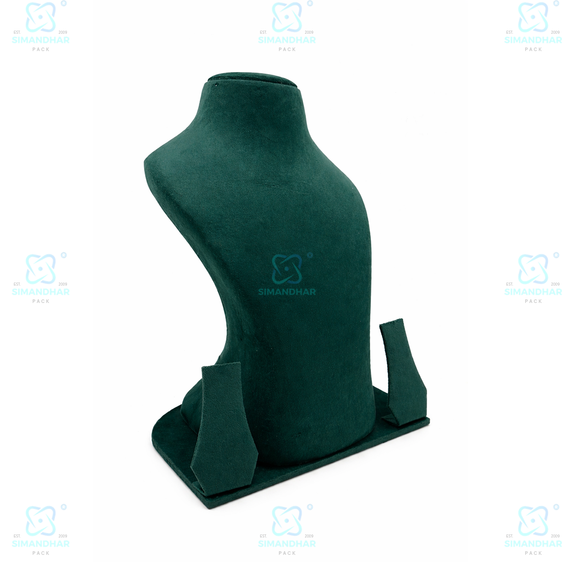 Velvet Jewellery Display Bust Stand – Stylish Showcase for Necklace & Accessories