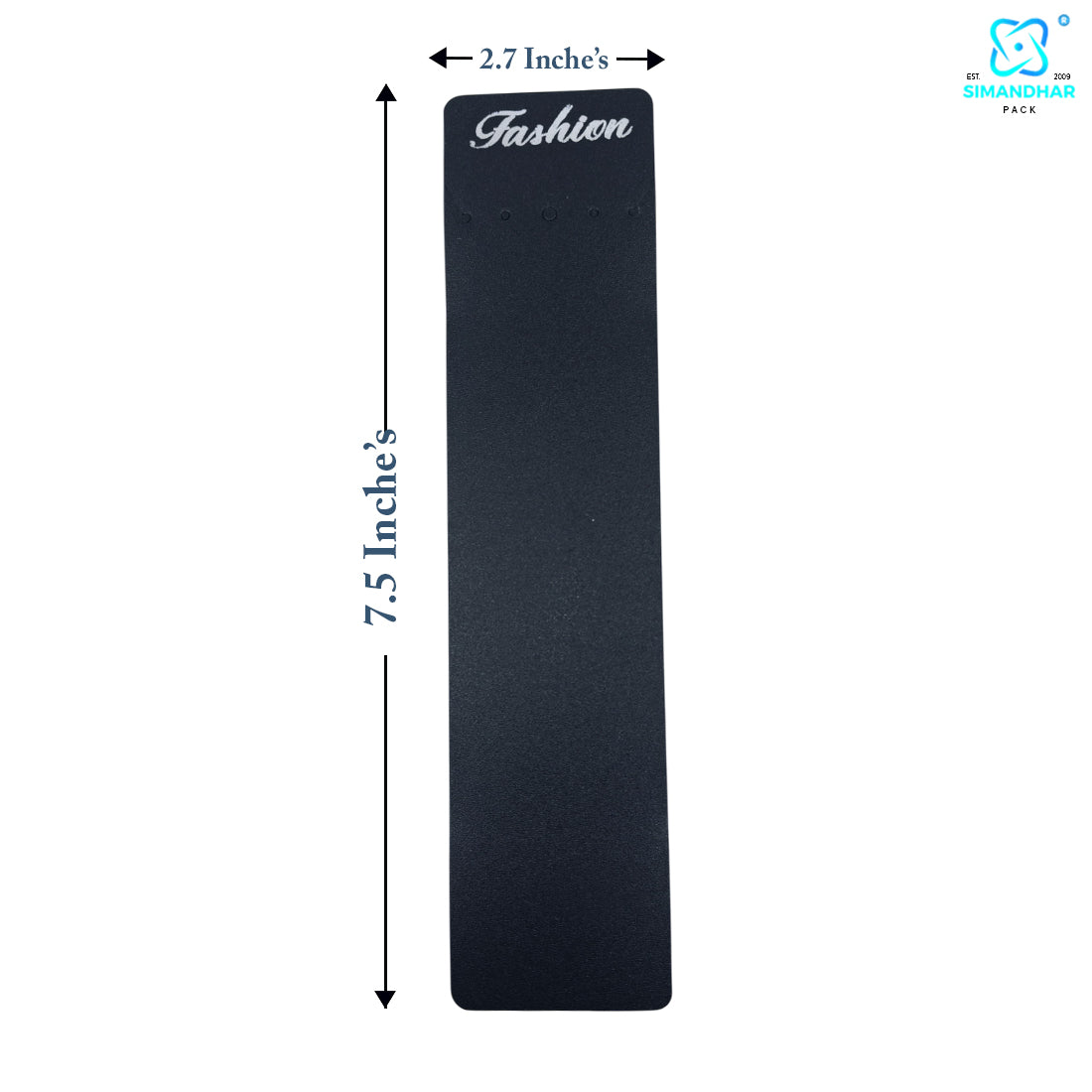 Premium Black Set Card for Fashion Jewellery Presentation