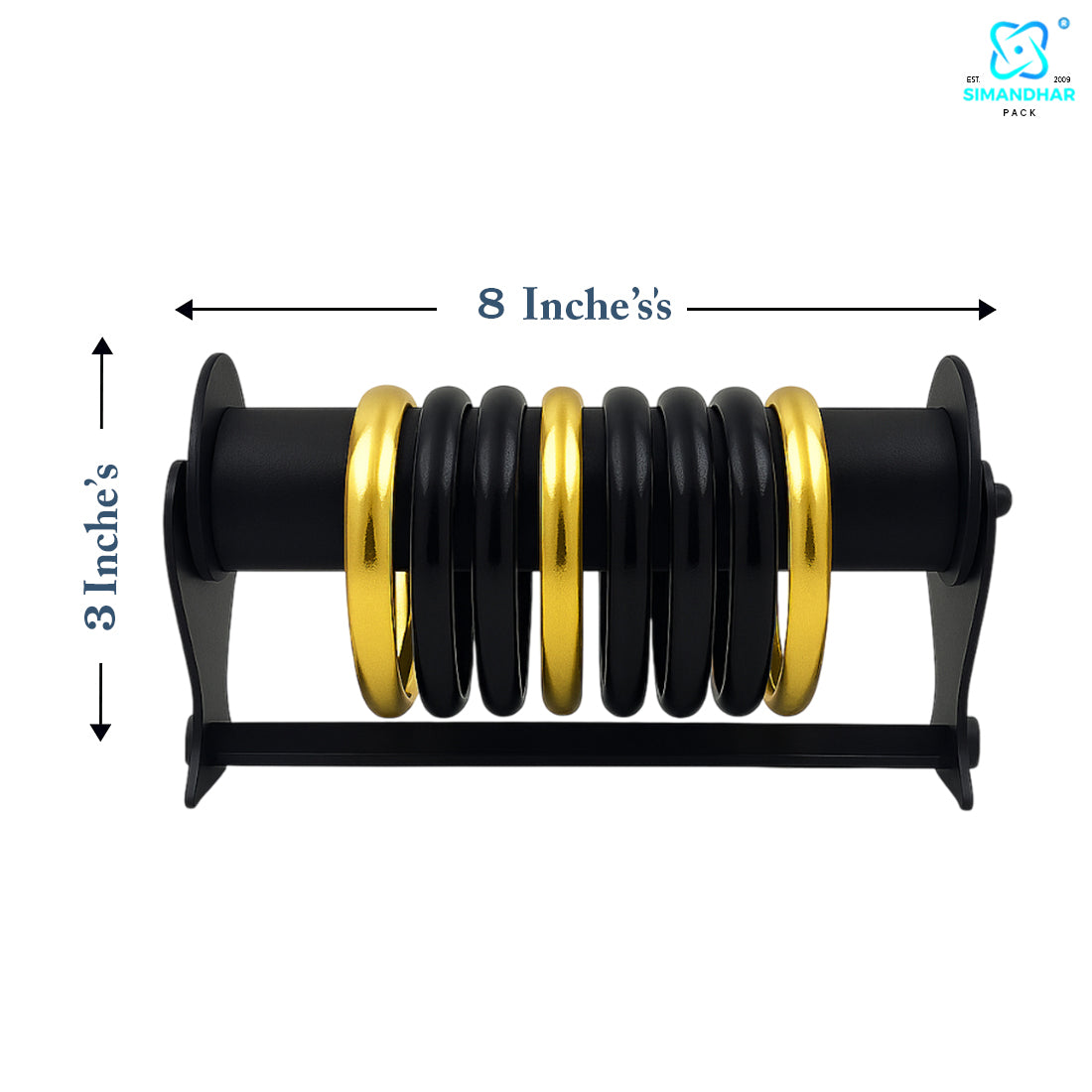 1 Roll white , Black Bangle Display Stand for Shop & Home – Jewelry Organizer Holder