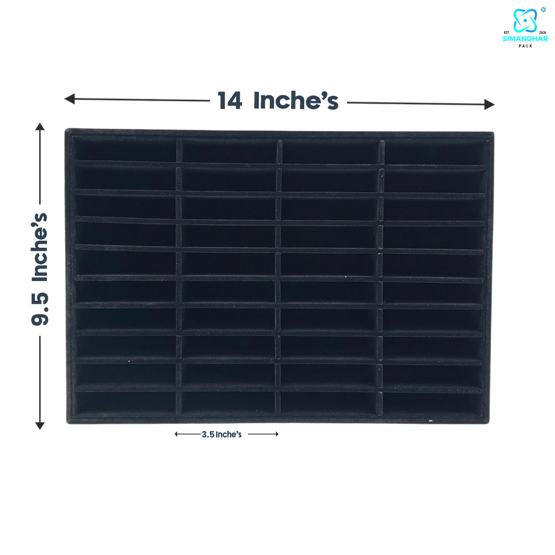 Compact Ring Organizer Tray for Rings Collection