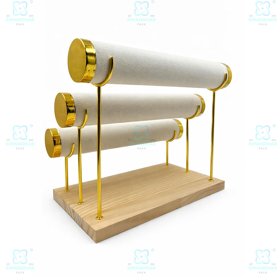 Velvet Bangle Display Stand – Anti-Scratch Jewellery Holder