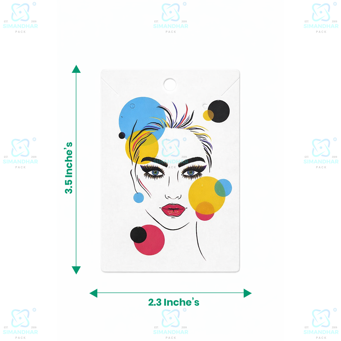 Baby Chain Jewellery Card Velvet Finish | Pendant & Mangalsutra Display Card