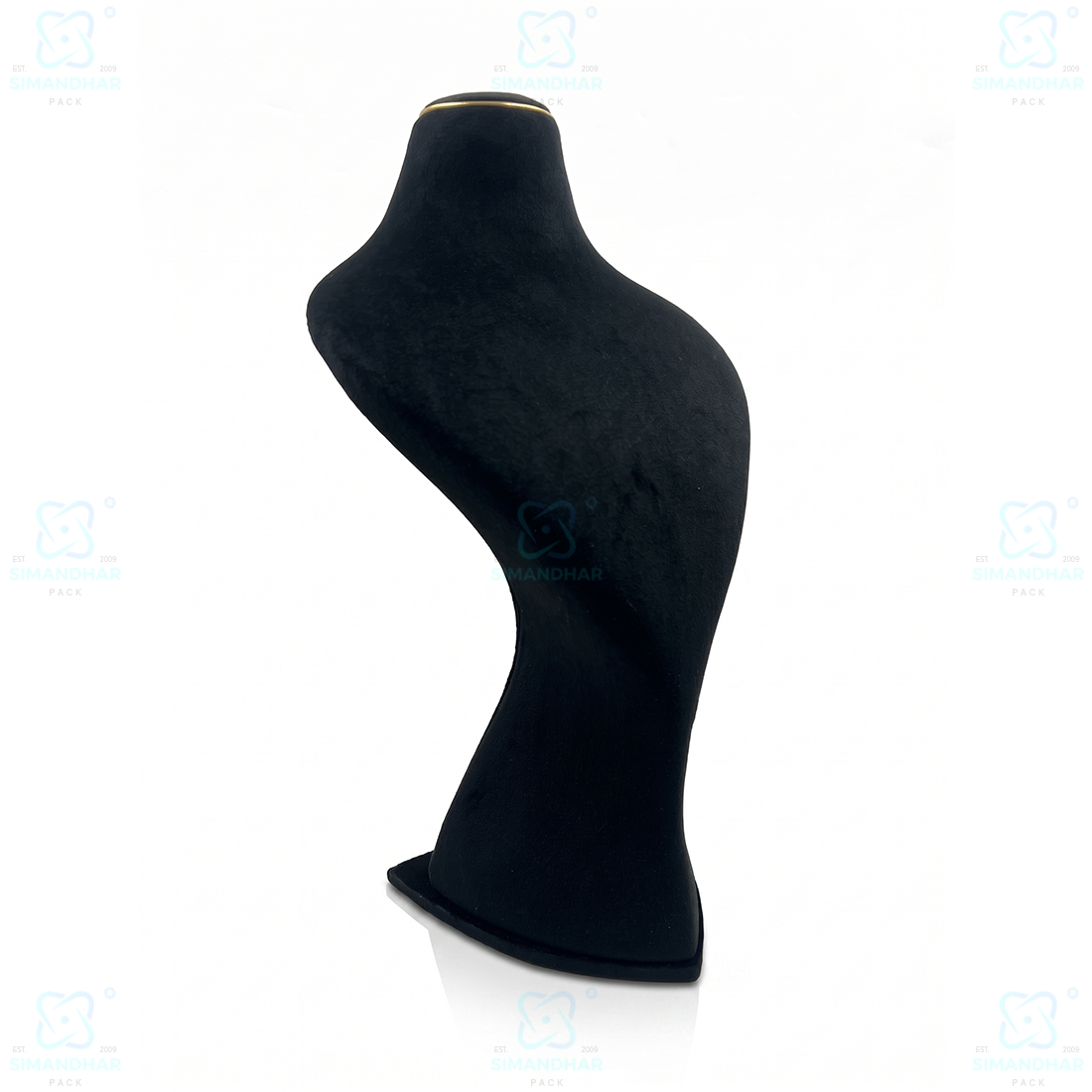 Luxury Velvet Necklace Display Dummy for Jewellery Showroom