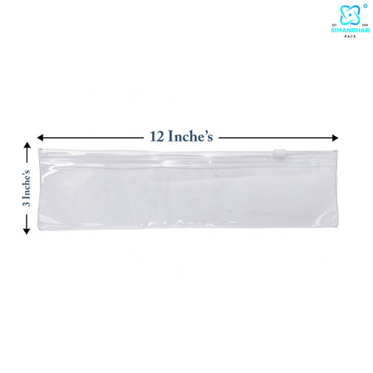 Jewellery Organiser Storage Pouches Clear Zip Lock Cover for Anclates, Necklace, Transparent