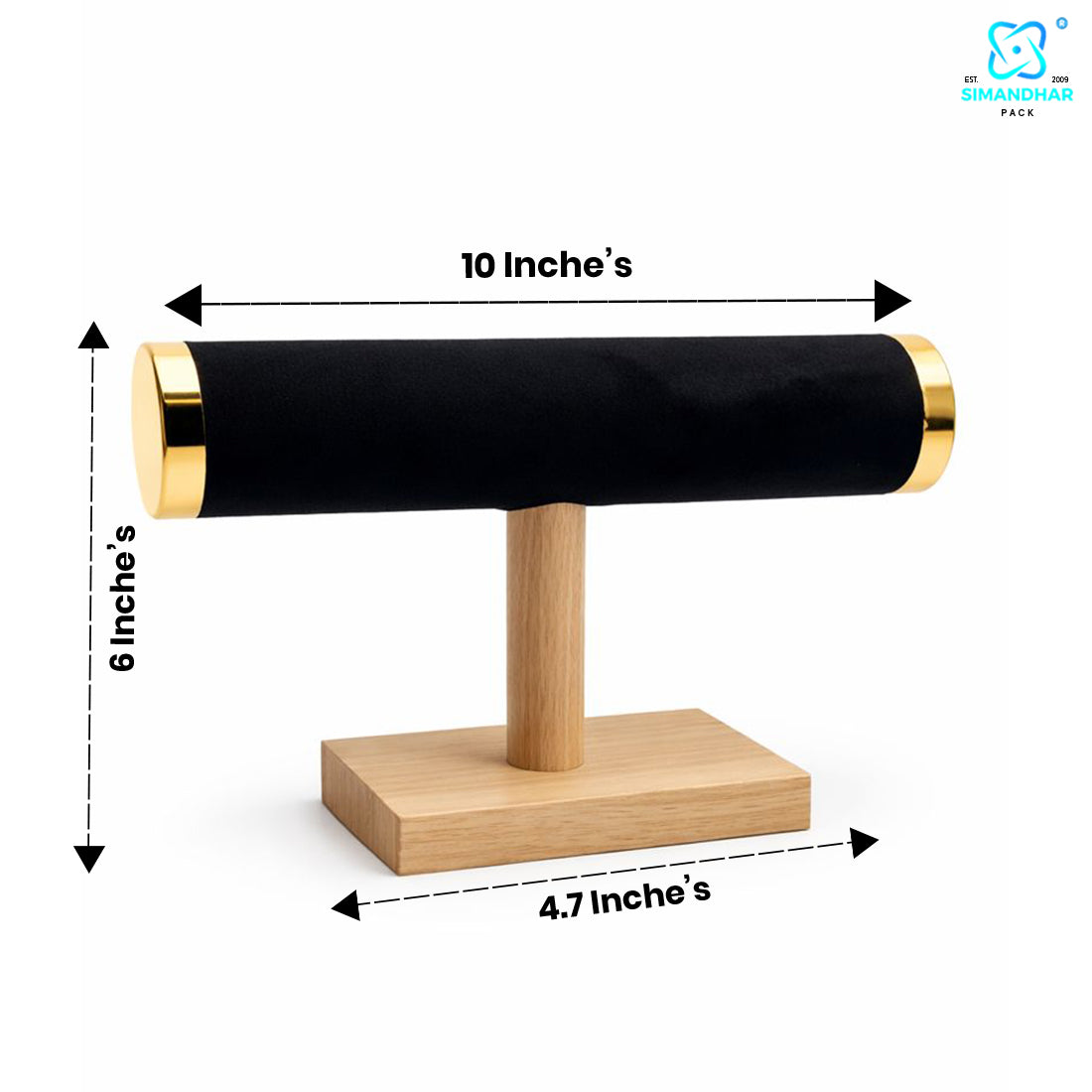 Elegant Velvet Bangle & Bracelet Display Stand for Shop