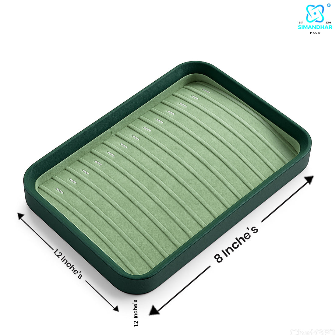 Chain Pendant Jewellery Tray – Elegant Display Organizer with Soft Velvet Lining
