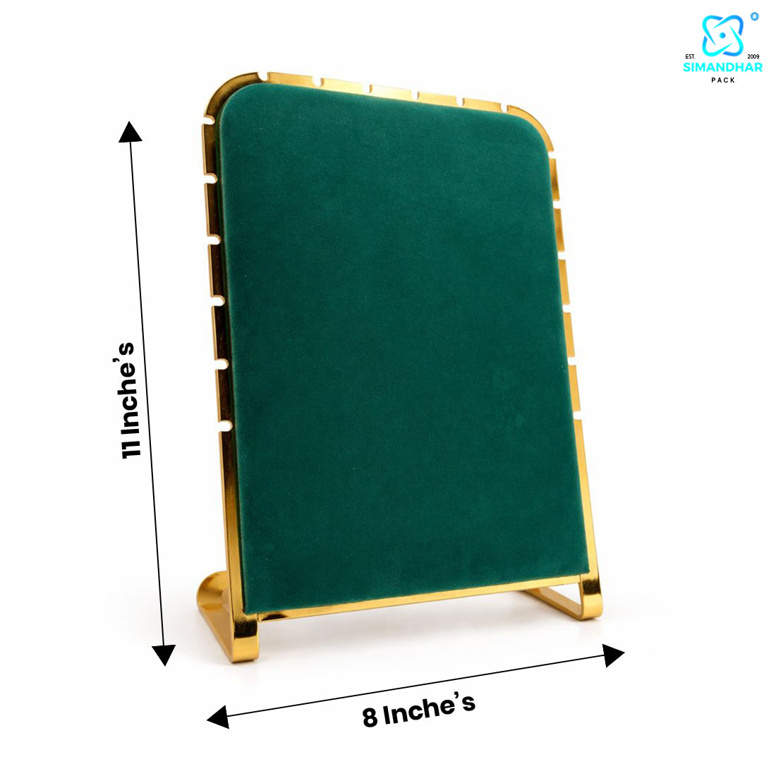 Designer Velvet Jewellery Chain Stand for Pendant Display