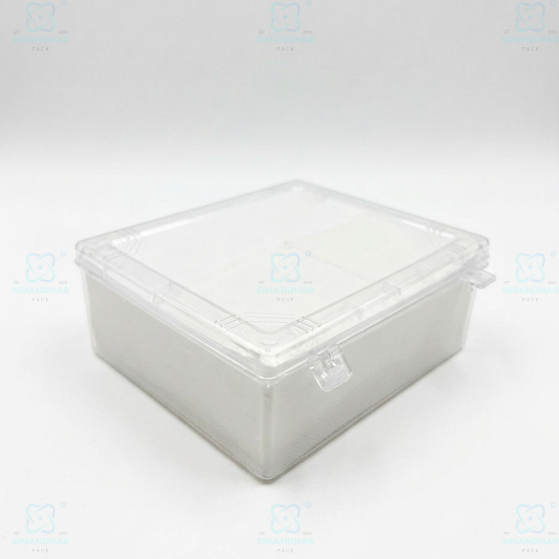 Jewellery Plastic Box with White Cushion Cotton Padding – Anti-Oxidation Jewellery Organizer for Safe Storage