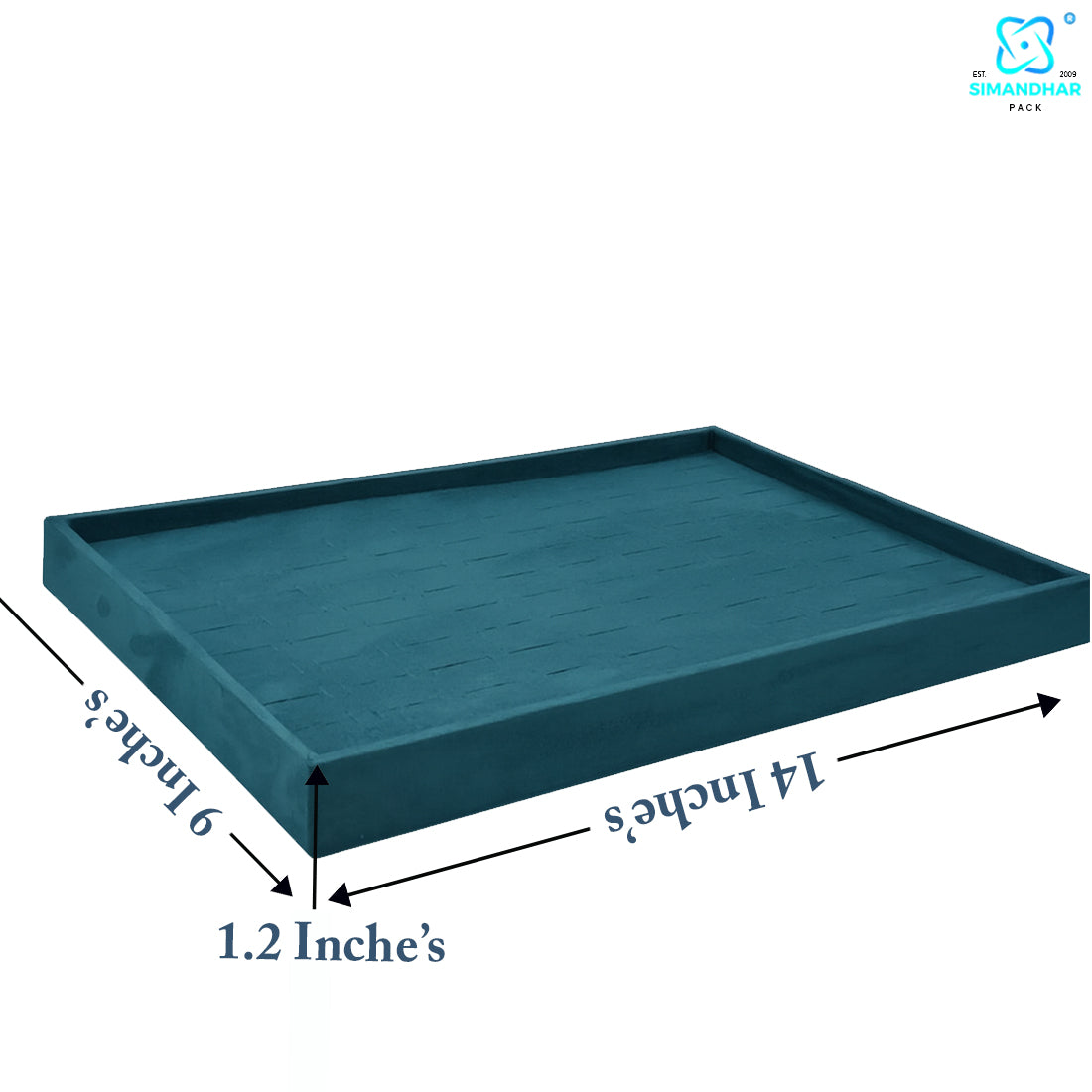 Elegant Green Jewellery Tray – Ring Arrangement