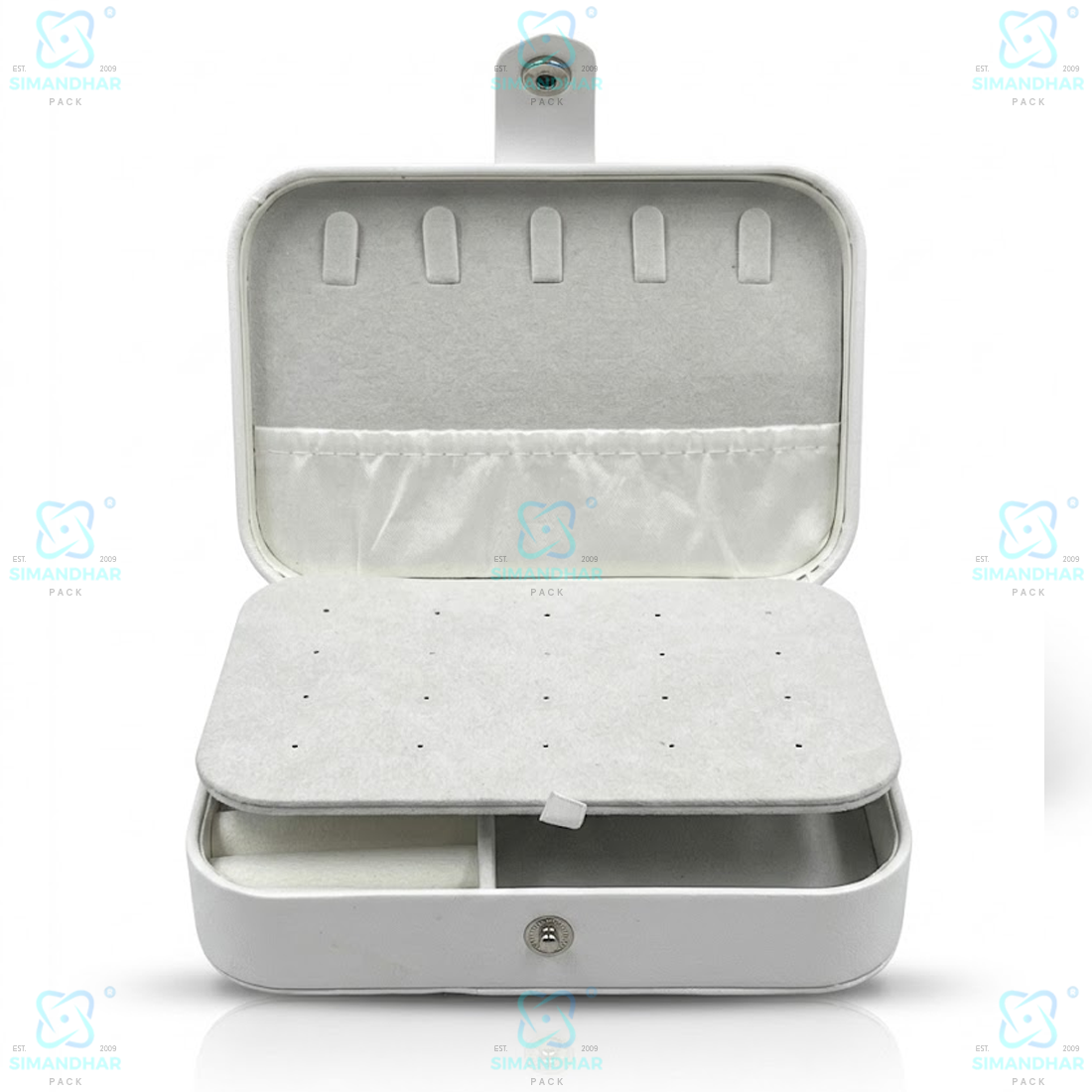 Jewellery Organizer Case for Rings, Earrings, Necklaces & Bracelets