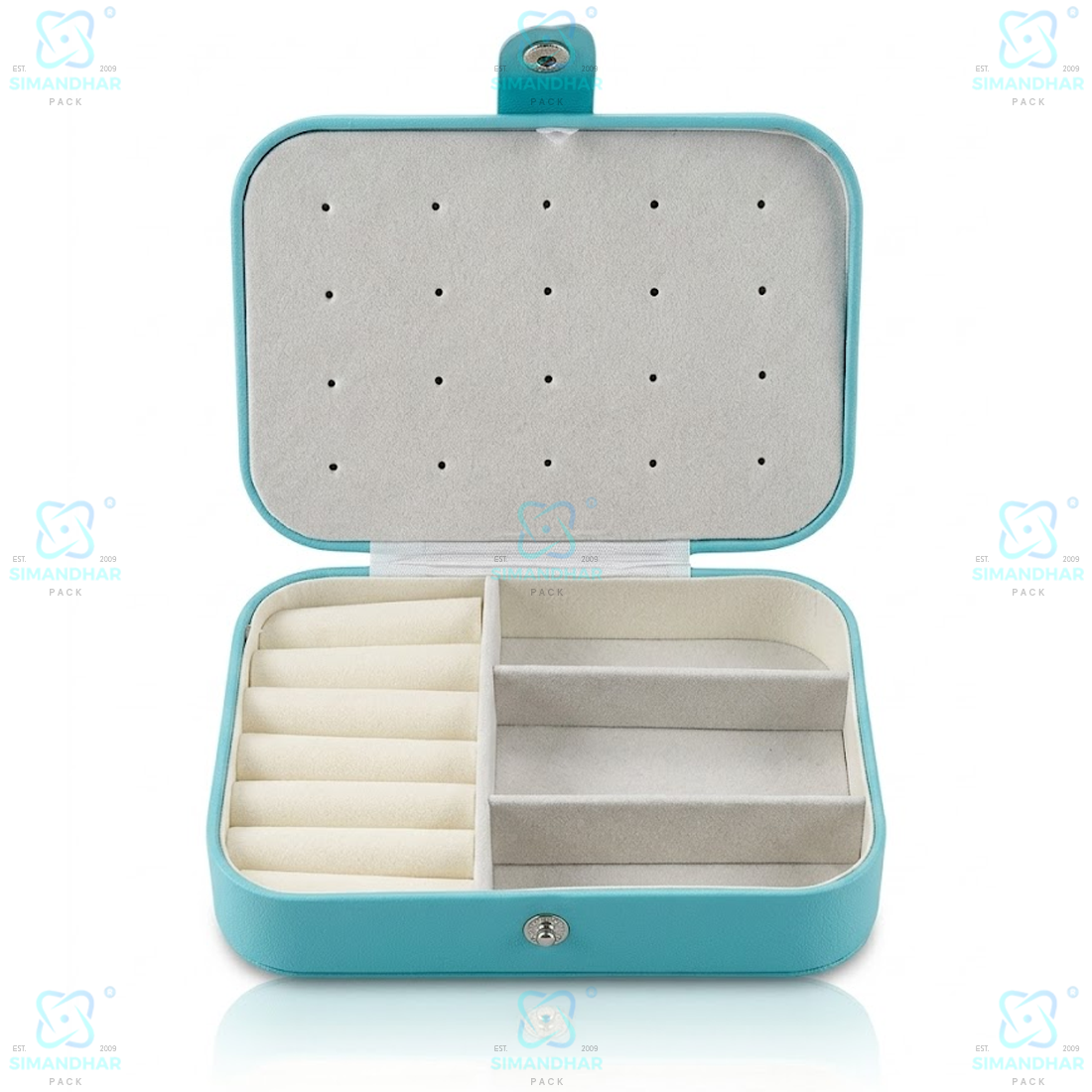 Jewellery Organizer Case for Rings, Earrings, Necklaces & Bracelets