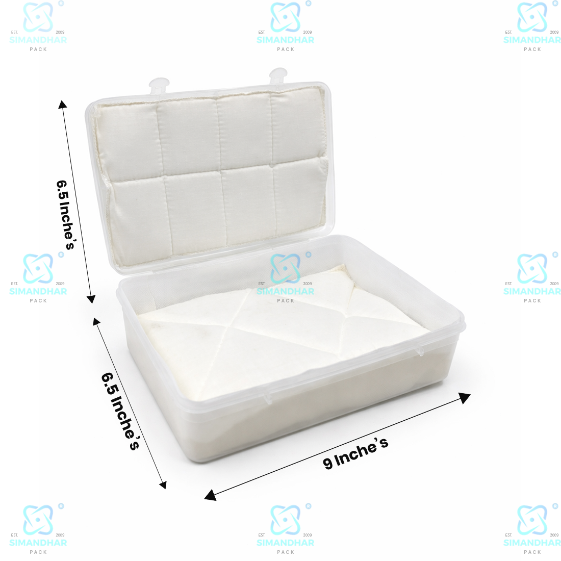 Compact Plastic Jewellery Organizer with Cushion Cotton Padding – Anti Tarnish Storage Box