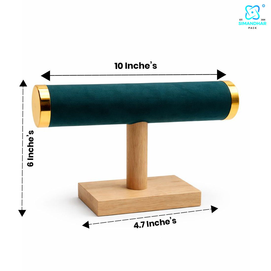 Luxury Velvet Bangle Bracelet Holder Stand for Jewellery Display