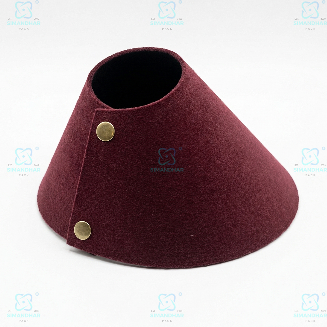 Premium Quality Leather Velvet Foldable Necklace Statue for Jewellery Display | Elegant Necklace Stand
