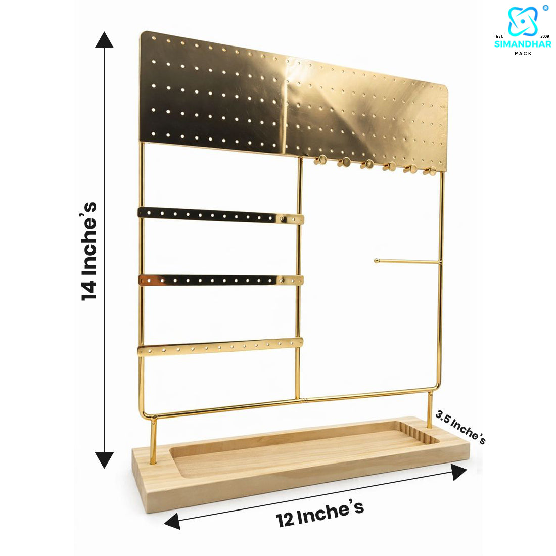 Durable Earrings Holder Stand for Jewellery Display
