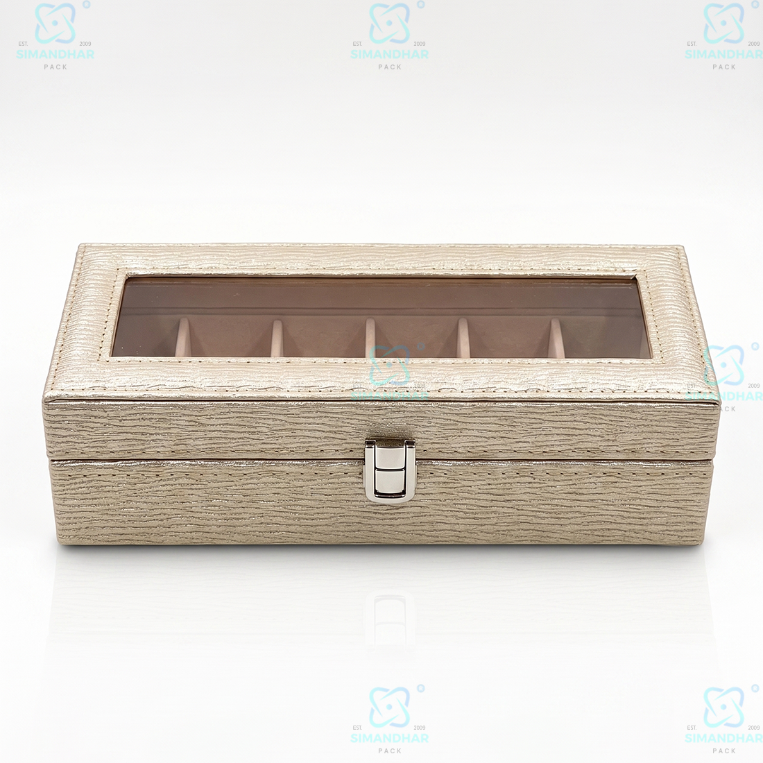 Portable 6 Slot Watch Collection Box for Watches & Bracelets