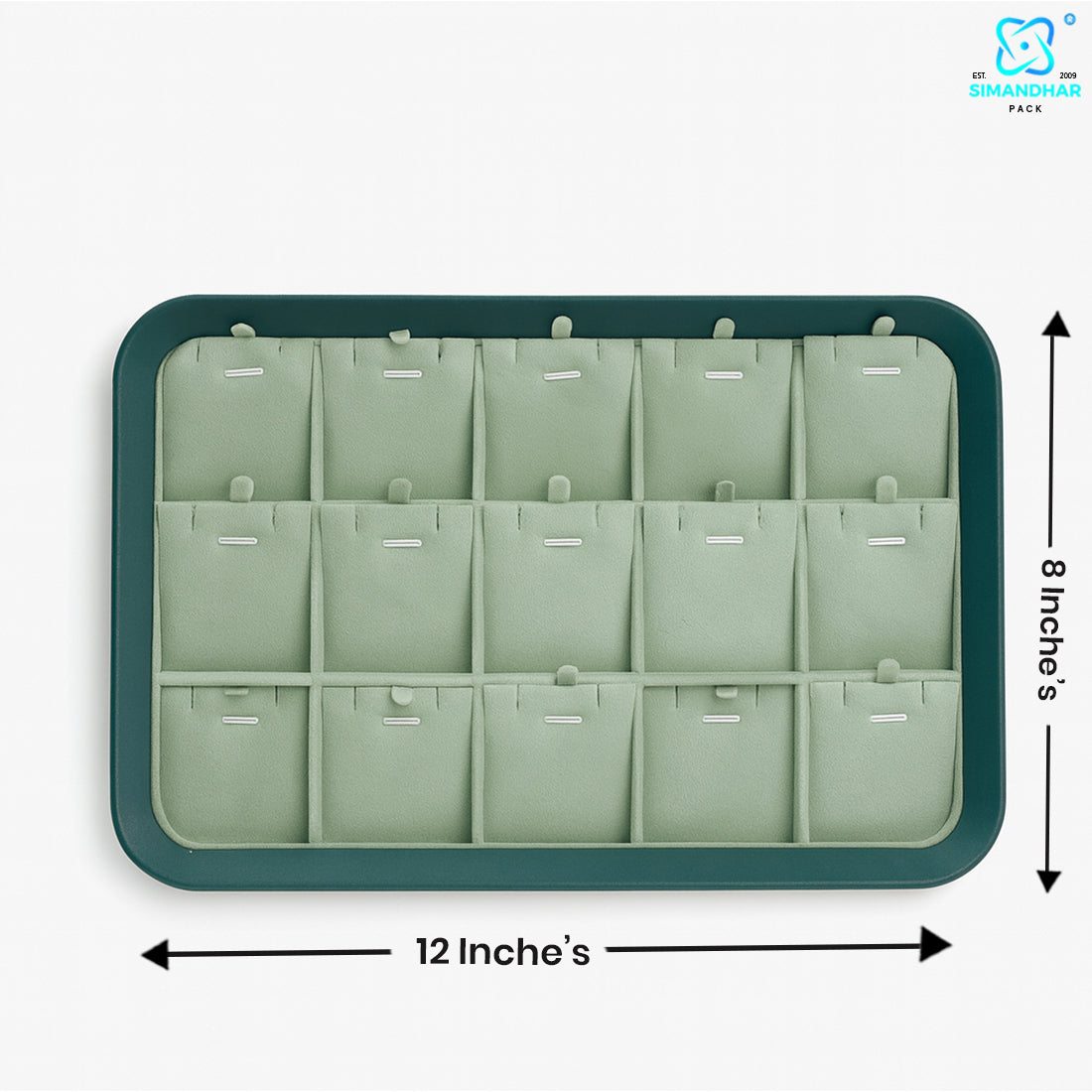 Premium Green Pendant Chain for Jewellery Tray & Necklace Storage