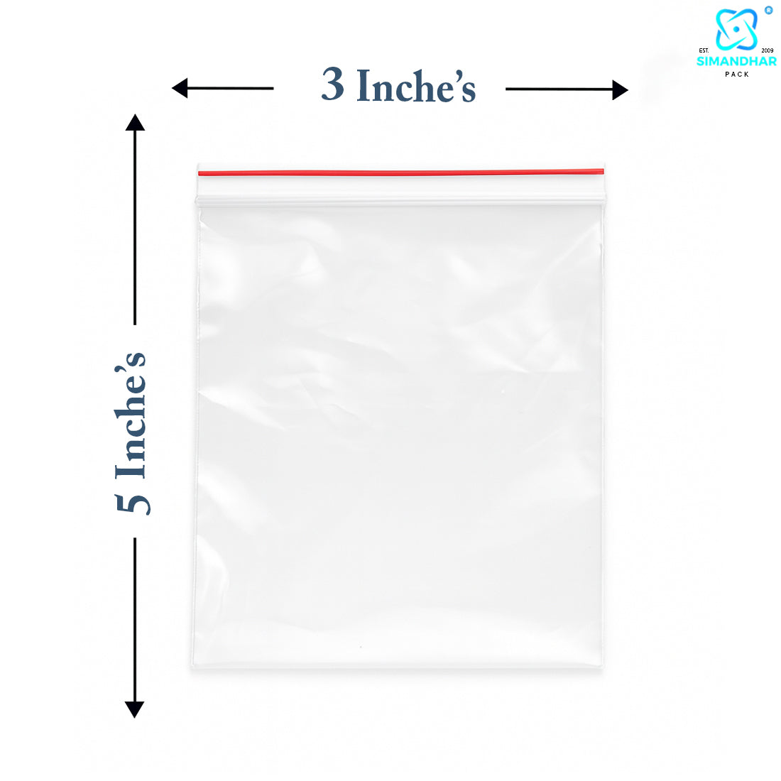 Transparent Zip Lock Bag for Food and Jewellery Packaging