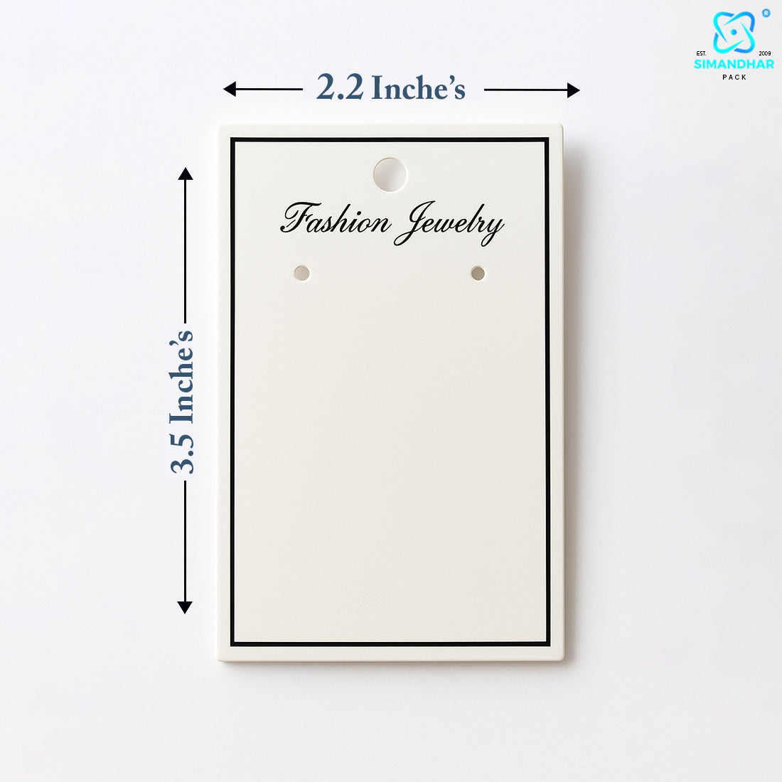 Durable Necklace Display Holder Cards for Jewellery Shops