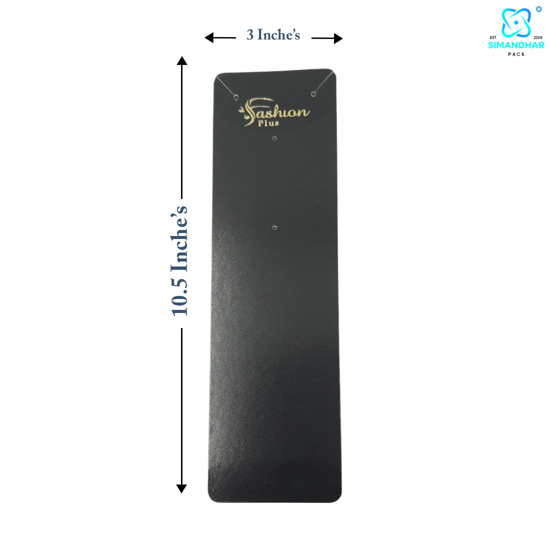 Black Set Card for Fashion Jewellery Presentation