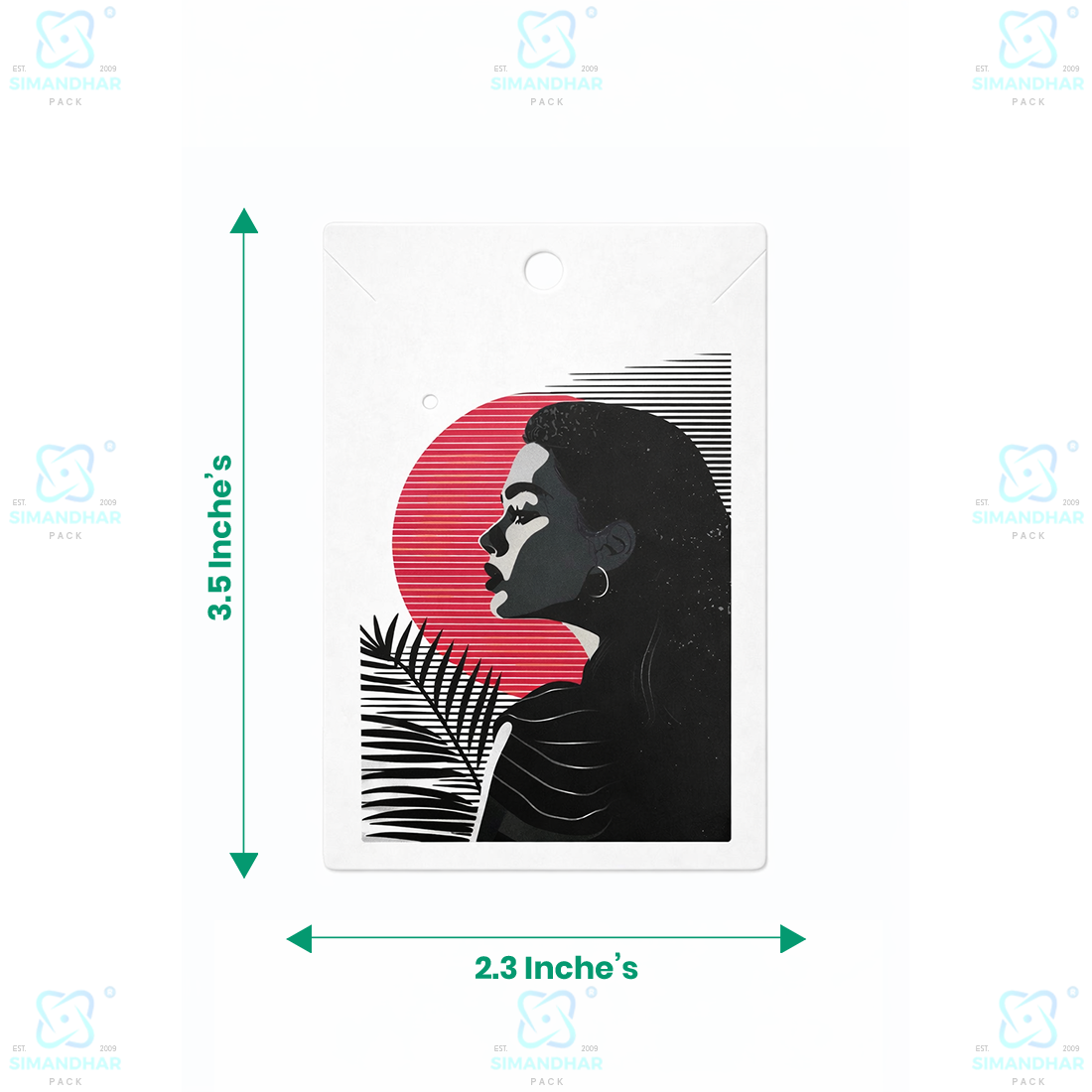 Premium Pendant Card for Baby Chain | Jewellery Display Packing Card Velvet