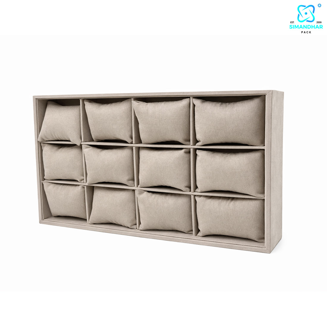 Premium Watch, Kada & Bracelet Cushion Tray for Jewellery Display