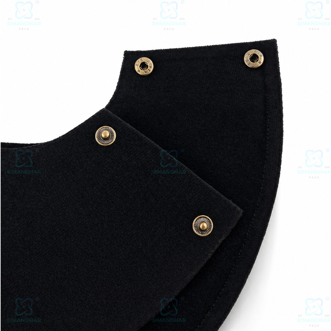 Premium Quality Leather Velvet Foldable Necklace Statue for Jewellery Display | Elegant Necklace Stand