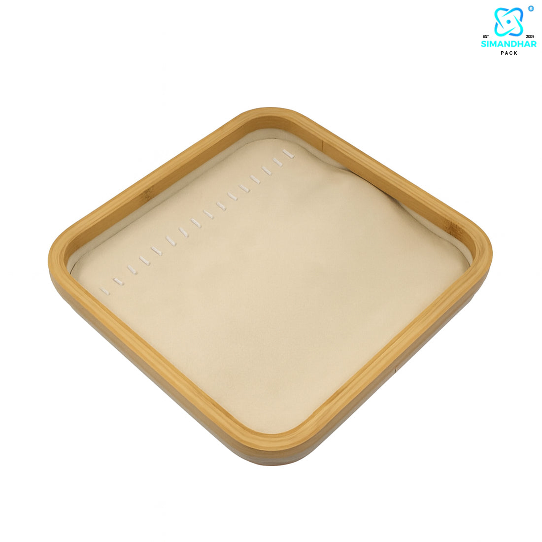 Cream Color Jewellery Tray for Chains, Pendants & Necklaces