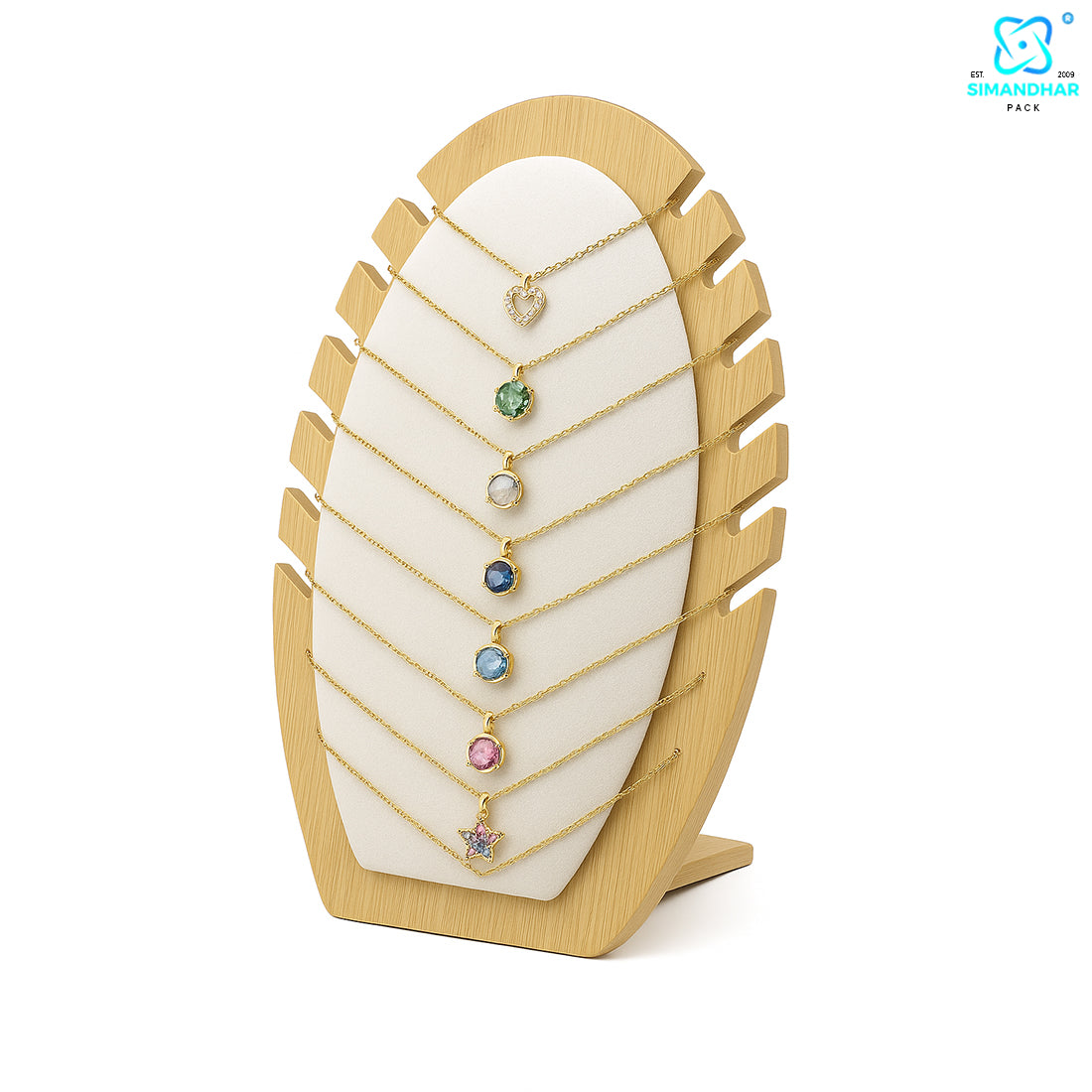 Fancy Chain Pendant Jewellery Stand – Elegant Display Organizer for Shop & Home