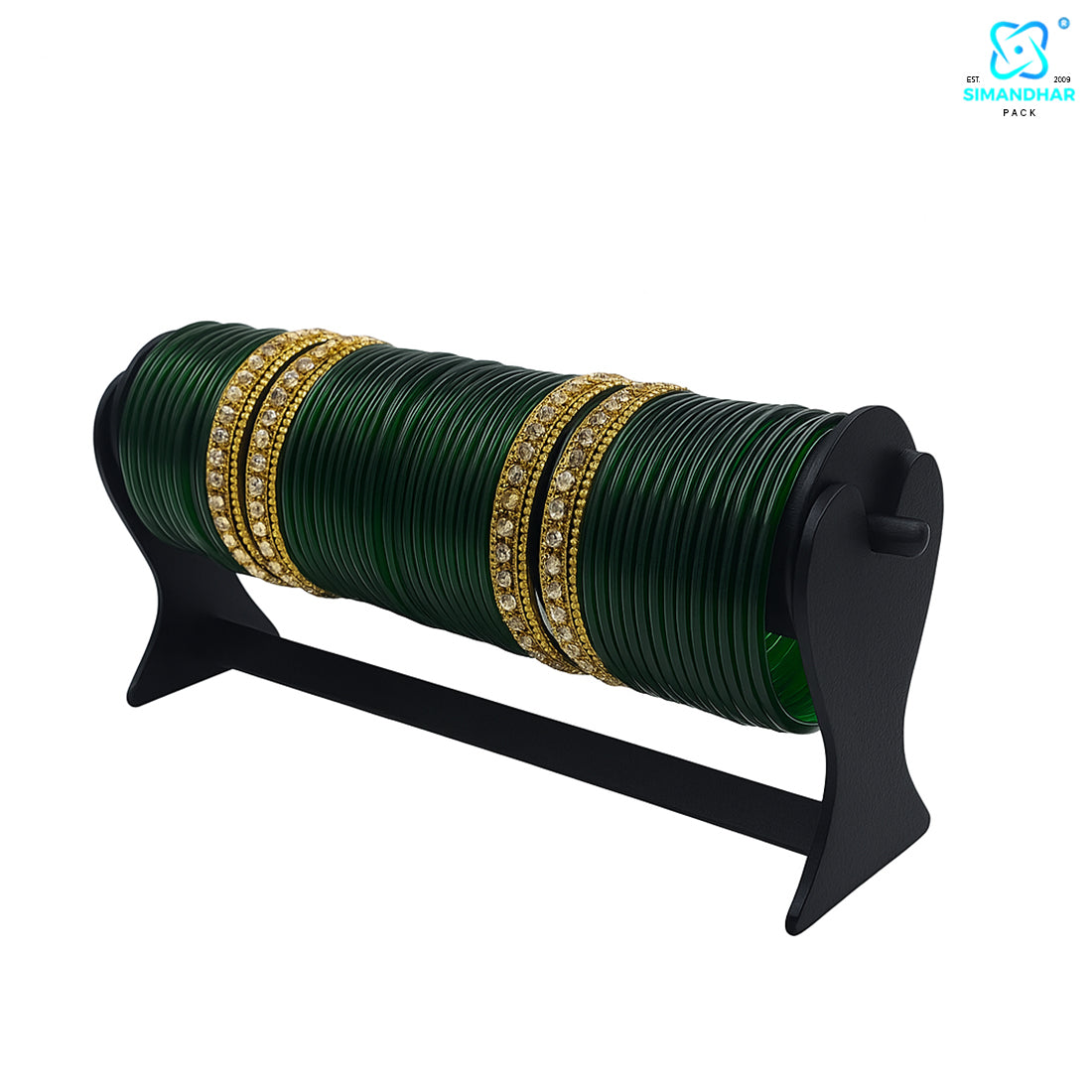 1 Roll white , Black Bangle Display Stand for Shop & Home – Jewelry Organizer Holder