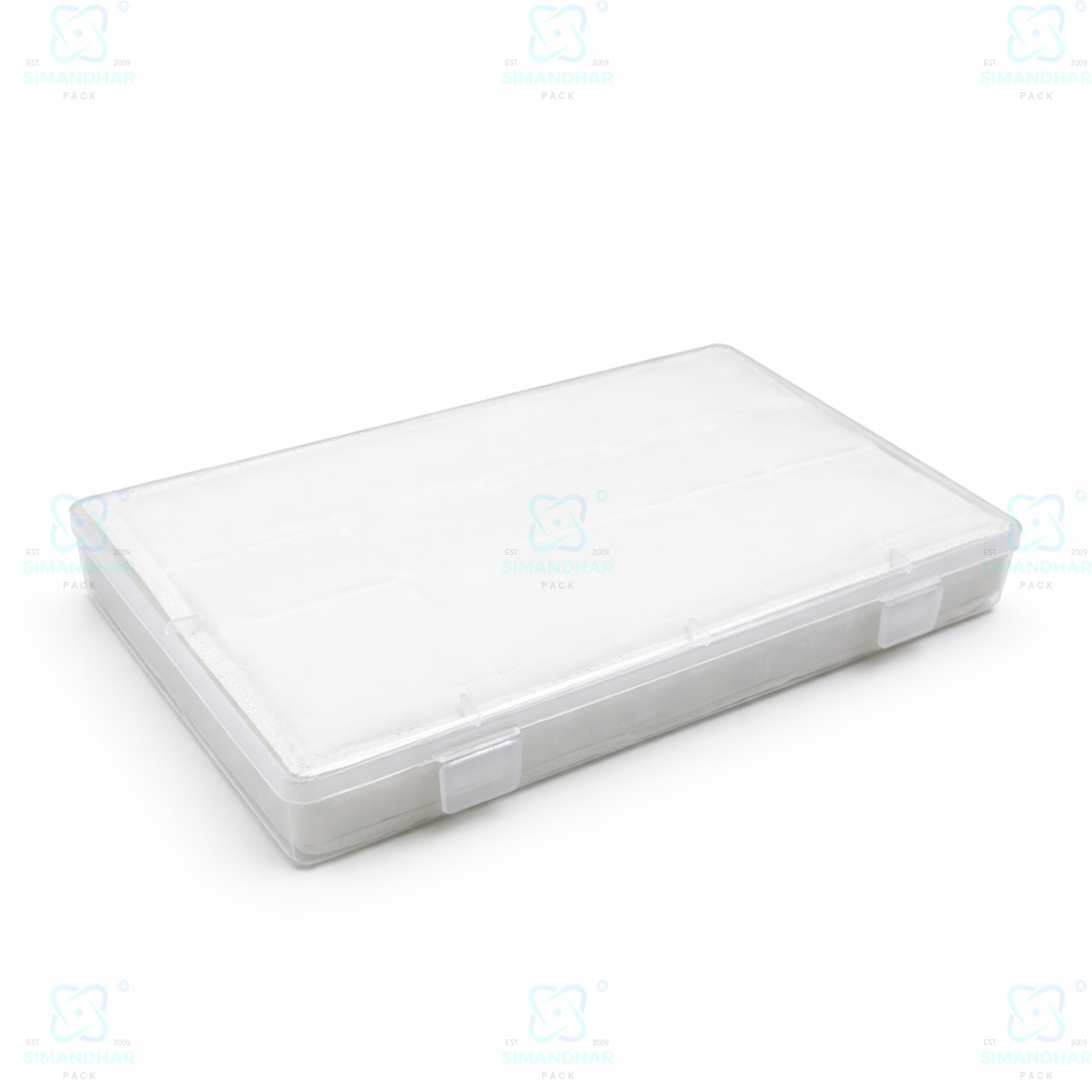 Compact Plastic Jewellery Organizer with Cushion Cotton Padding – Anti Tarnish Storage Box