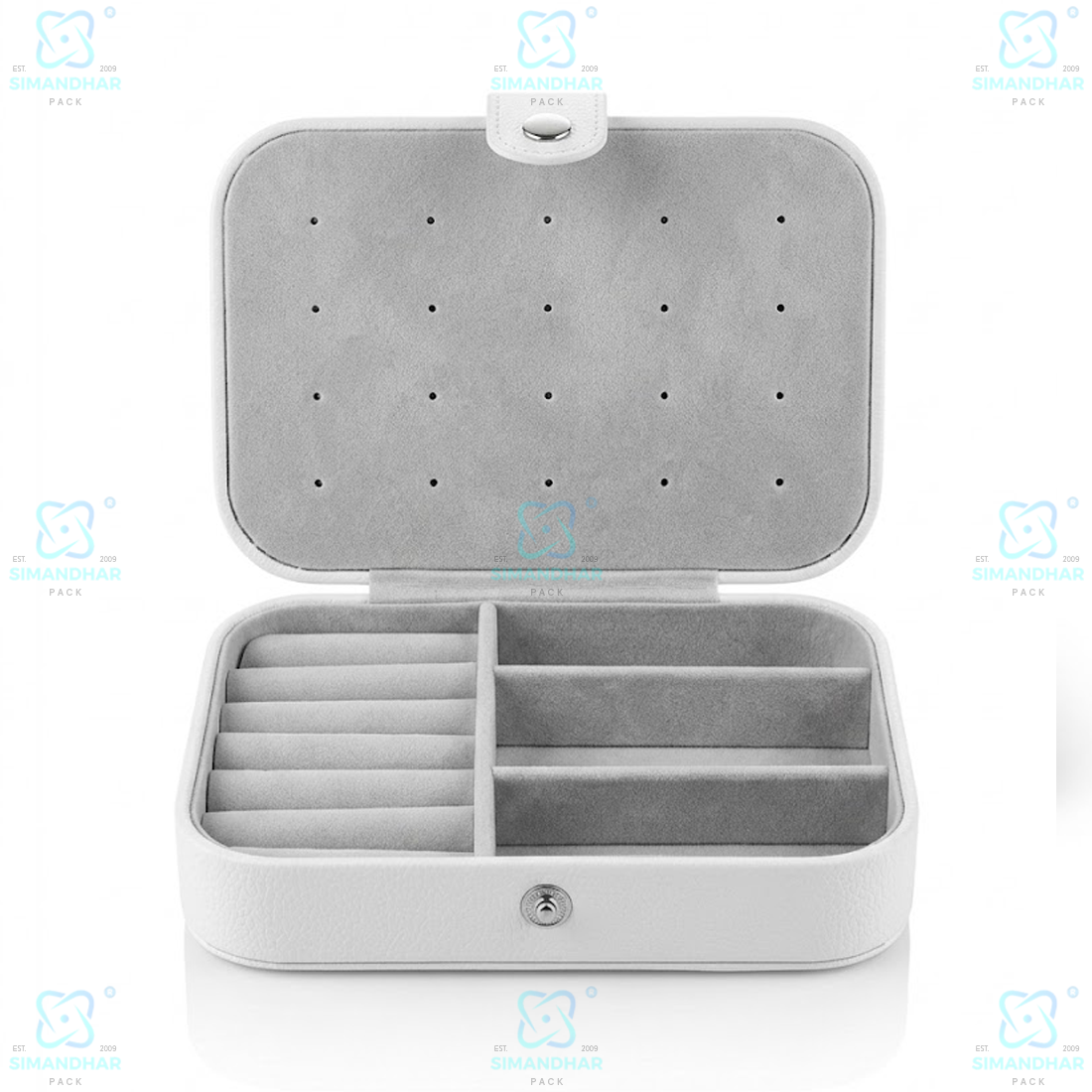 Jewellery Organizer Case for Rings, Earrings, Necklaces & Bracelets