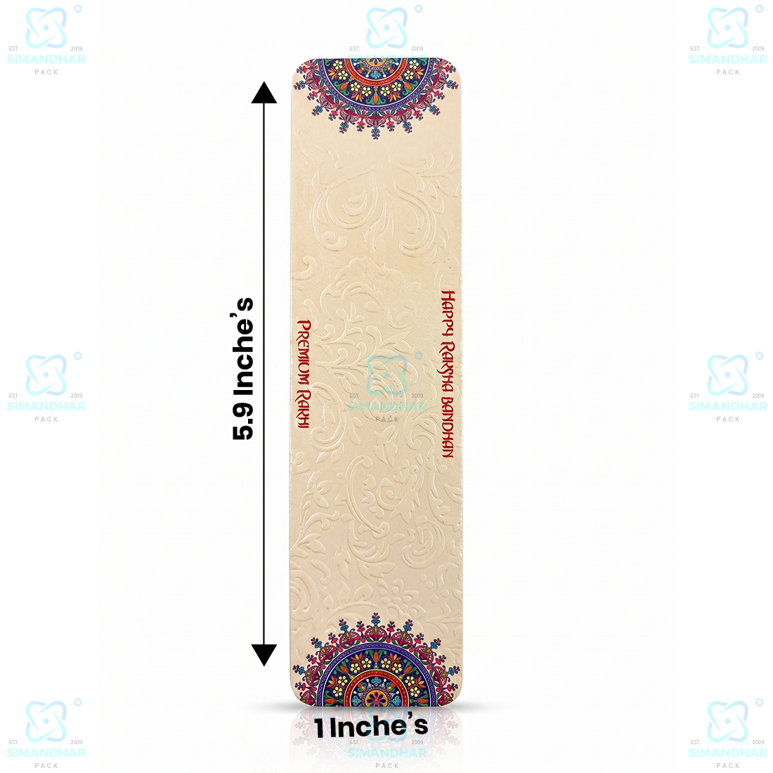 Traditional Rakhi Card for Raksha Bandhan Gift Collection