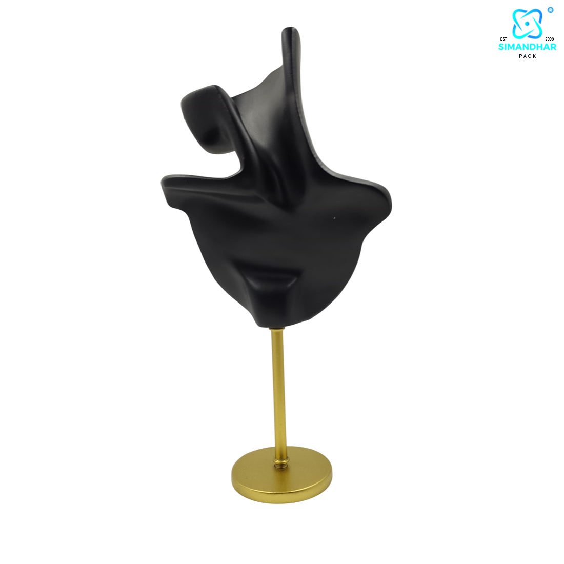 Elegant Face Mannequin Jewelry Display for Necklaces