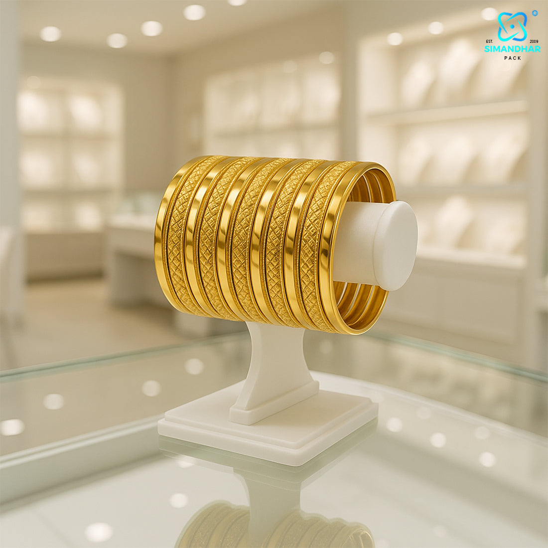 1 Roll white Bangle Display Stand for Shop & Home – Jewelry Organizer Holder