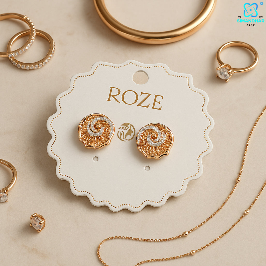 High-Quality Earring Display Cards for Studs – Premium Look
