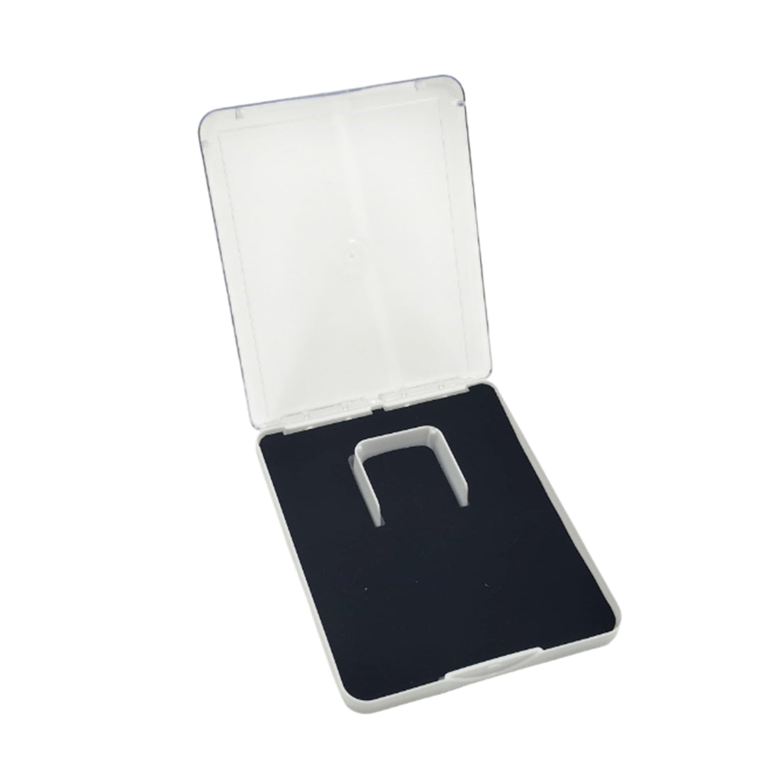 Premium Blue Velvet Plastic Box – Necklace & Earrings Jewellery Organizer