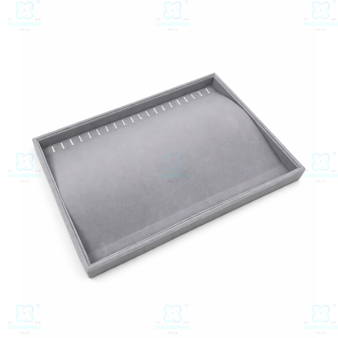 Premium Velvet Chain Tray for Jewellery Display – Elegant Organizer