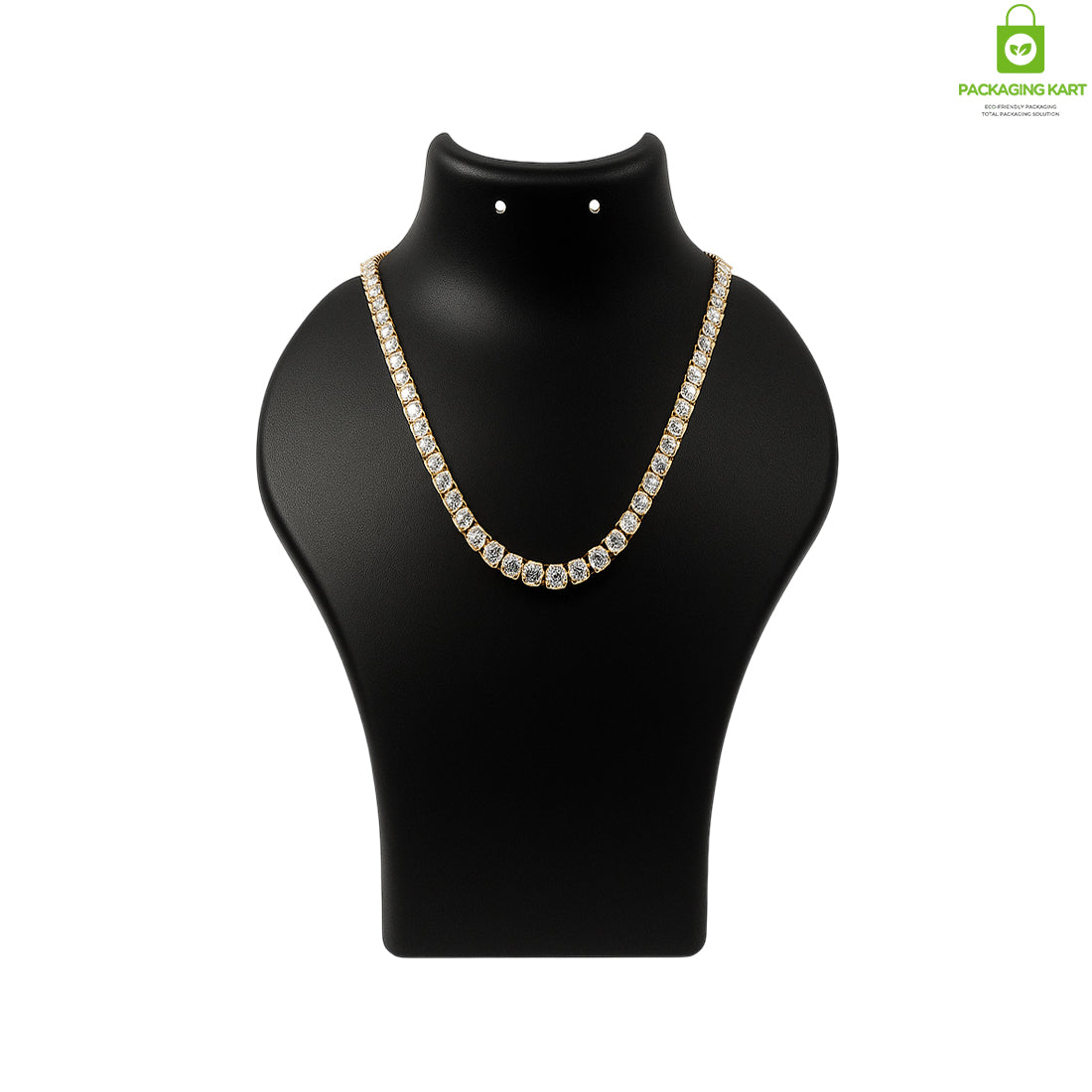 Compact Plastic Necklace Display Stand for Small Spaces