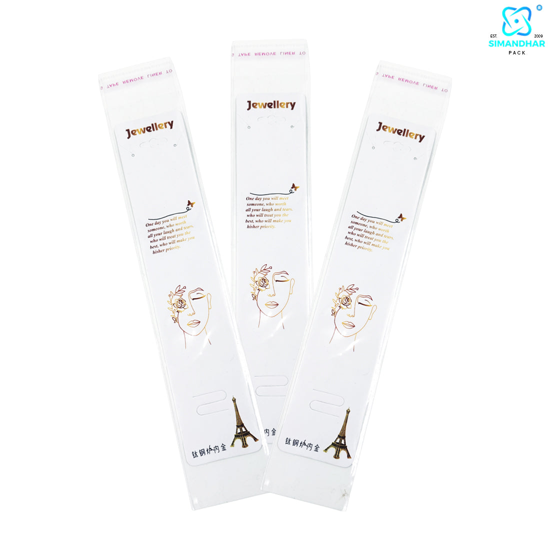 Stylish Multi-Colour Display Cards for Chains & Pendants